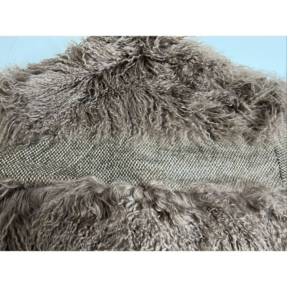 Kenzo Brown Mongolian Shearling Fur Jacket - Picture 14 of 14